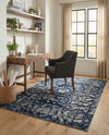 Horizon Collection Area Rug -  Zenith Rectangle Blue  lifestyle 26