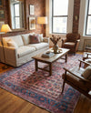 Zahara Oasis Collection Area Rug -  Meknes Rectangle Antique Pink  lifestyle 21