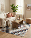 Desert Modern Eco Rug Series Collection Area Rug - Sedona Rectangle Multi  lifestyle 10