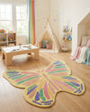 Whimsy Wonders Wool Collection Area Rug -  Ocean Rectangle Multi  lifestyle 7