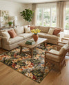 Seaside Blooms Collection Area Rug - Eden Rectangle Multi  lifestyle 22