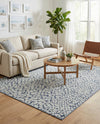 Savannah Escape Collection Area Rug - Mara Rectangle Navy Blue  lifestyle 38