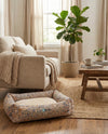 Luxury Pet Lounge Collection Pet Bed -  Oasis Rectangle Multi  lifestyle 4