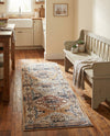 Desert Modern Eco Rug Series Collection Area Rug -  Navajo Runner Khaki Gray  lifestyle 79
