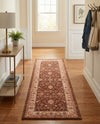 Casablanca Tapestry Collection Area Rug -  Marrakech (Coffee Brown) Runner Coffee Brown  lifestyle 51