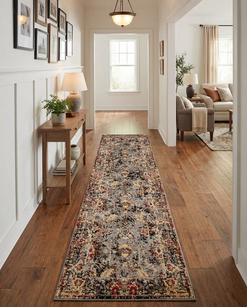 Neptune Elegance Collection Area Rug -  Galatea (Blue) Runner Blue  lifestyle 57