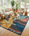 Caribbean Terrace Collection Area Rug - Antigua Rectangle Charcoal  lifestyle 17