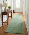 Berkshire Estate Collection Area Rug - Windsor (Green) Runner Green  lifestyle 60