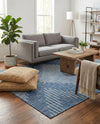 Urban Terrace Collection Area Rug -  Chelsea (Blue) Rectangle Blue  lifestyle 20