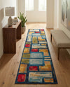 Urban Terrace Collection Area Rug -  Portico Runner Multi  lifestyle 43