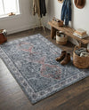 Heritage Elegance Collection Area Rug -  Uffizi Rectangle Gray  lifestyle 27