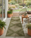 Urban Terrace Collection Area Rug -  Chelsea (Green) Runner Green  lifestyle 39