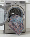 Zahara Oasis Collection Area Rug -  Casablanca Square Blue  lifestyle 48