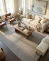 Seaside Serenity Collection Area Rug - Marina Rectangle Light Gray  lifestyle 12