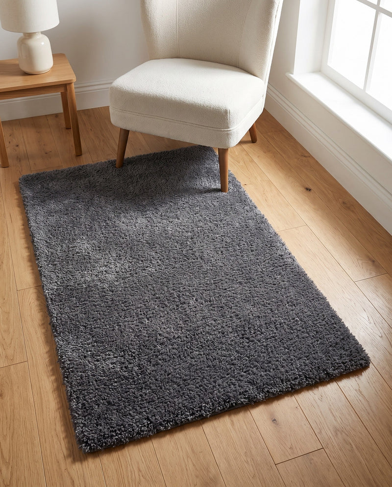 Eternal Plush Oasis Collection Area Rug -  Tranquility (Smoke) Rectangle Smoke  lifestyle 31