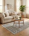Savannah Pergola Collection Area Rug -  Pergola (Gray) Rectangle Gray  lifestyle 14
