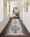 Baroque Era Collection Area Rug - Versailles (Sea Salt White) Runner Sea Salt White  lifestyle 69