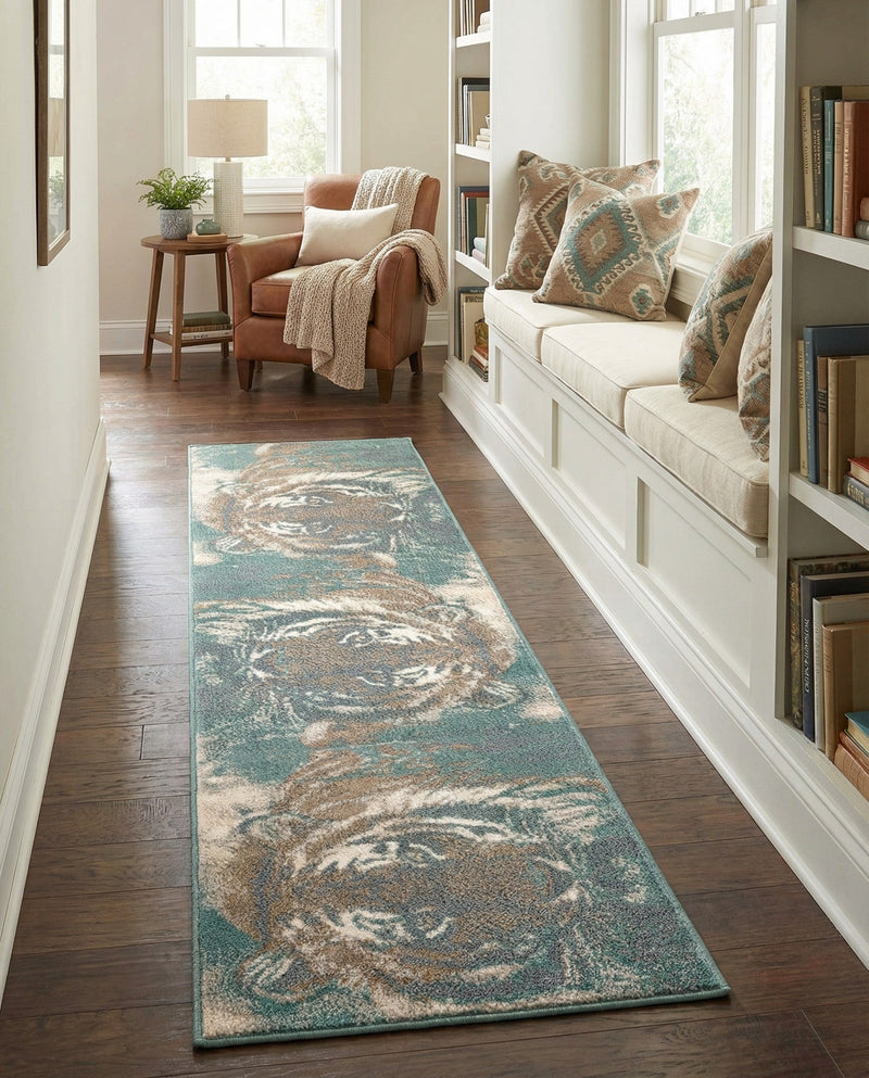 Savannah Sojourn Collection Area Rug -  Okavango Runner Multi  lifestyle 29