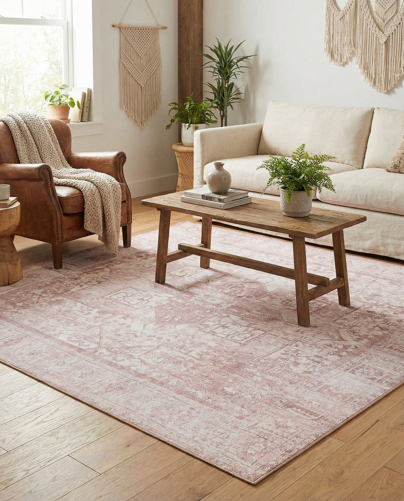 Heritage Elegance Collection Area Rug -  Windsor (Beige) Square Beige  lifestyle 34