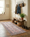 Heritage Elegance Collection Area Rug -  Hampton Runner Antique Red  lifestyle 61