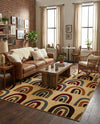 Bistro Lounge Collection Area Rug -  Breve Rectangle Cream  lifestyle 13