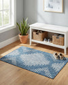 Urban Terrace Collection Area Rug -  Chelsea (Blue) Rectangle Blue  lifestyle 4