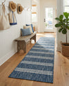 Urban Oasis Rugs Collection Area Rug -  District (Blue) Runner Blue  lifestyle 22
