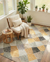 Urban Terrace Collection Area Rug - Metropolis Rectangle Gray  lifestyle 12