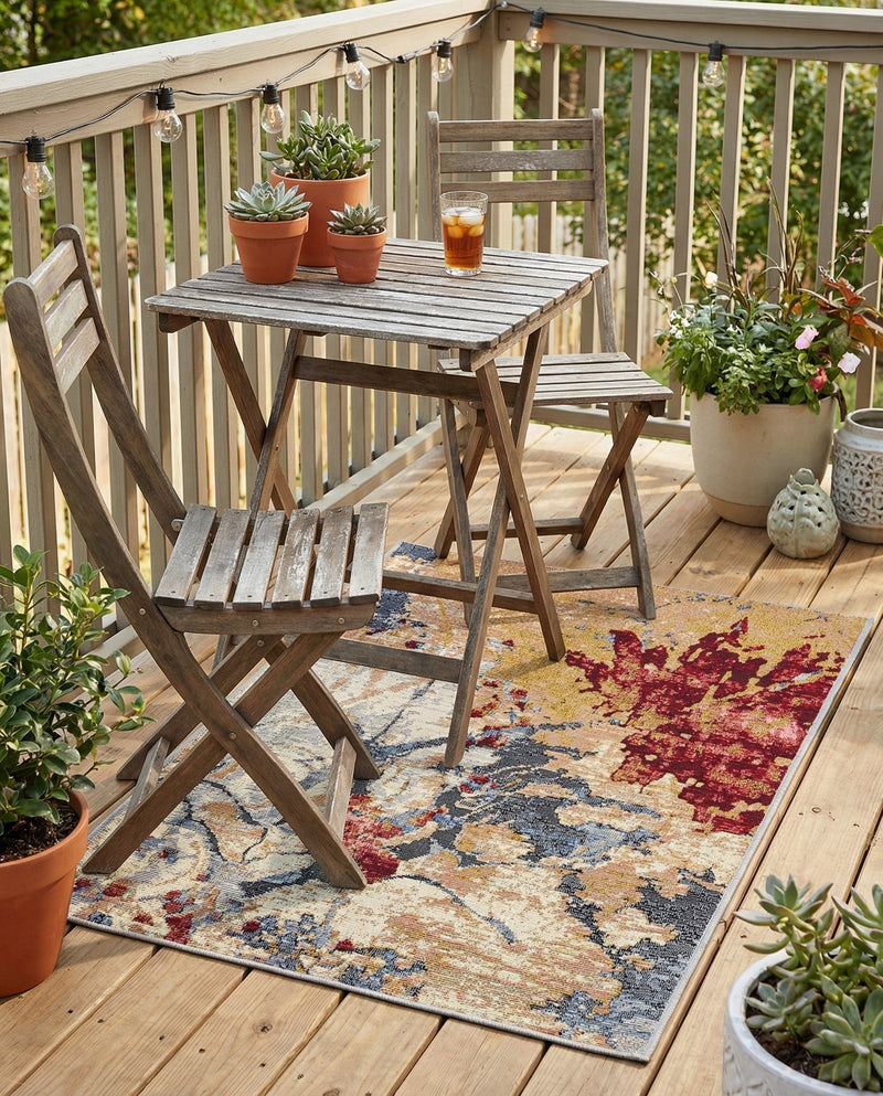 Urban Terrace Collection Area Rug -  Alcove Rectangle Multi  lifestyle 6