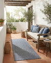 Jill Zarin Sedona Oasis Outdoor Collection Area Rug - Coconino (Navy Sky) Runner Navy Sky  lifestyle 39