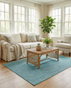 Seaside Serenity Collection Area Rug - Veranda (Aquamarine) Rectangle Aquamarine  lifestyle 25