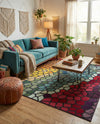 Marrakesh Elegance Collection Area Rug -  Melilla Rectangle Multi  lifestyle 17