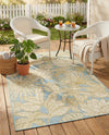 Seaside Blooms Collection Area Rug -  Shalimar Rectangle Soft Blue  lifestyle 5