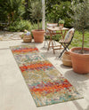 Urban Terrace Collection Area Rug -  Terrace Runner Multi  lifestyle 55