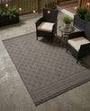 Savannah Pergola Collection Area Rug - Savannah Rectangle Chocolate Brown  lifestyle 46