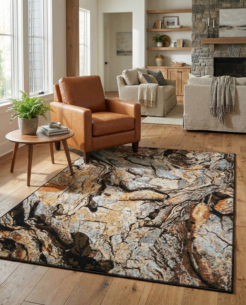 Urban Terrace Collection Area Rug -  Horizon Rectangle Multi  lifestyle 19