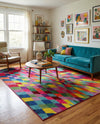 Marrakesh Elegance Collection Area Rug -  Tinghir Rectangle Multi  lifestyle 10