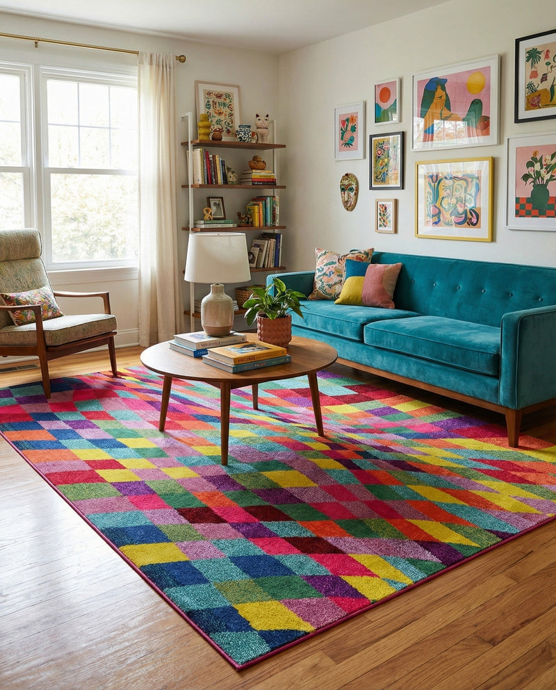 Marrakesh Elegance Collection Area Rug -  Tinghir Rectangle Multi  lifestyle 10