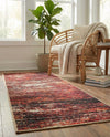 Sahara Essence Collection Area Rug - Oasis (Rust Red) Runner Rust Red  lifestyle 28
