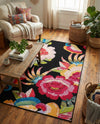 Seaside Blooms Collection Area Rug -  Versailles Rectangle Multi  lifestyle 19