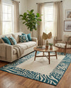 Savannah Escape Collection Area Rug - Serengeti Rectangle Ivory  lifestyle 22