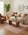 Urban Oasis Rugs Collection Area Rug -  Rooftop (Rust Red) Rectangle Rust Red  lifestyle 25