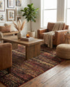 Neptune Elegance Collection Area Rug -  Nereid Rectangle Burgundy  lifestyle 70