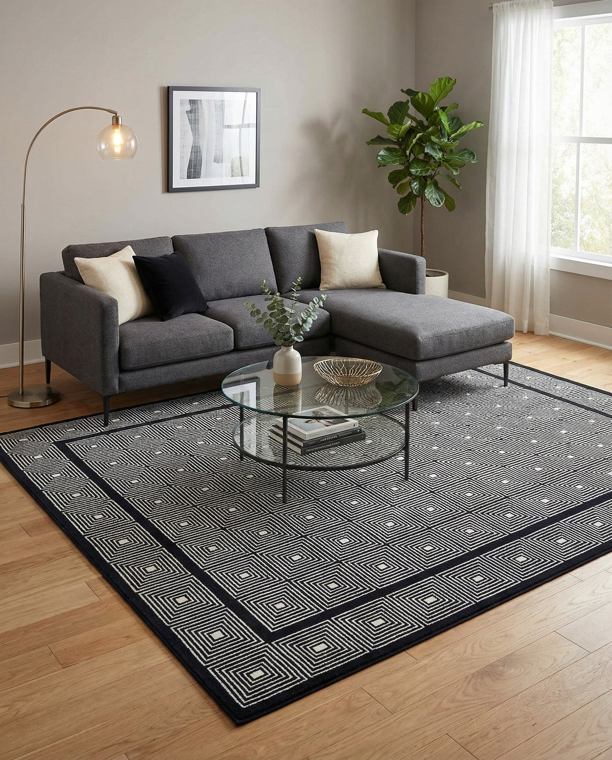 Aravalli Collection Area Rug -  Jaipur Rectangle Midnight Blue  lifestyle 30