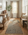 Desert Weave Jute Collection Area Rug -  Mojave Runner Multi  lifestyle 50
