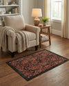 Geneva Terrace Collection Area Rug -  Lausanne Rectangle Black  lifestyle 50