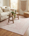 Tribal Terrace Treasures Collection Area Rug -  Incan Isle (Pink) Rectangle Pink  lifestyle 38