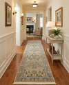 Persian Elegance Collection Area Rug -  Kerman (Beige) Runner Beige  lifestyle 43