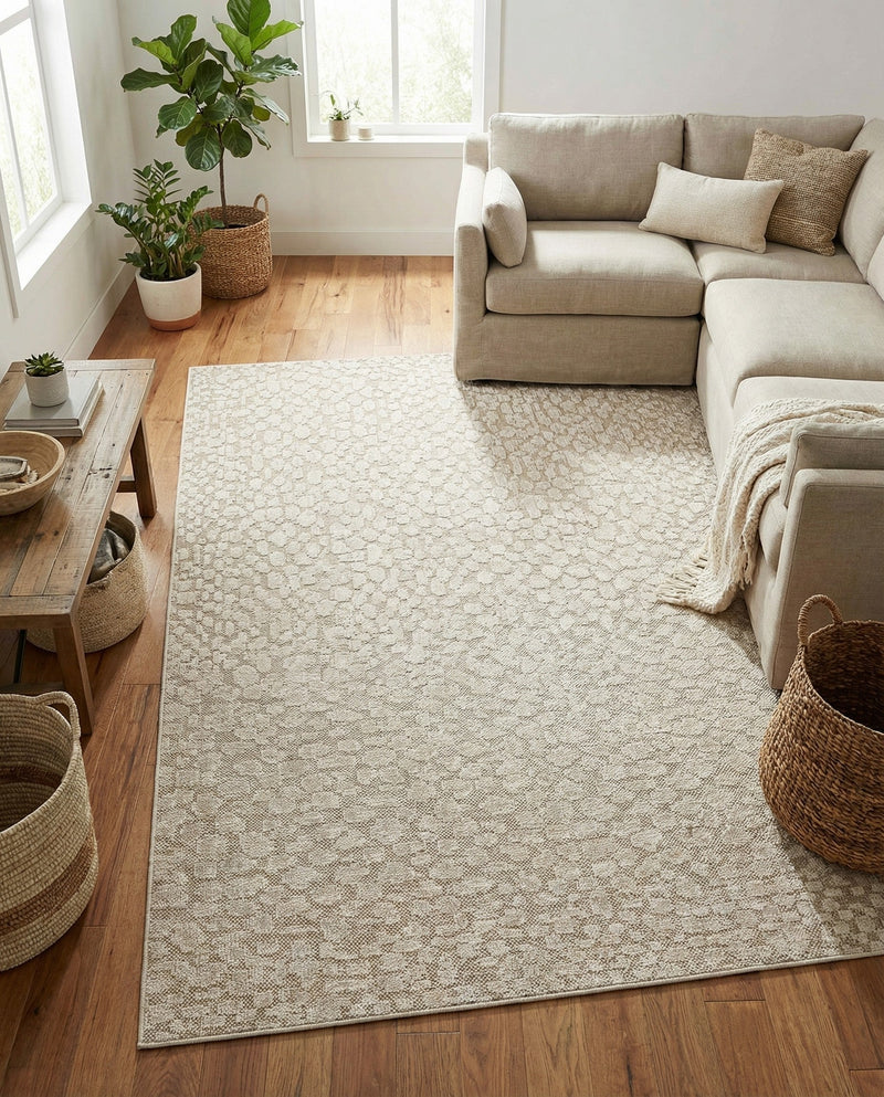 Savannah Escape Collection Area Rug - Mara Rectangle Khaki  lifestyle 57