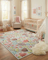 Wonder Tykes Collection Area Rug -  Fantasy Rectangle Ivory  lifestyle 45